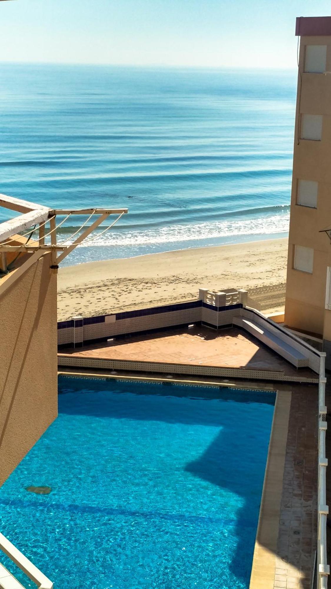 Appartamento Bright Studio With The Seaview And Swimming Pool La Manga del Mar Menor Esterno foto